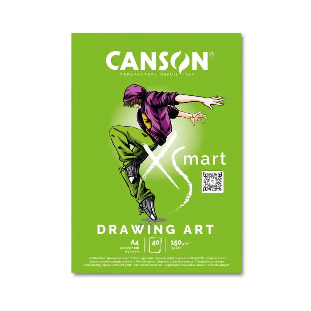 Bloc Canson XSmart Drawing Art A4 40 hojas 150 g/m2 1