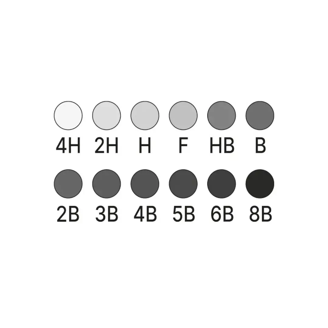 Set de 12 lápices de dibujo Graduados Daler Rowney Simply 2