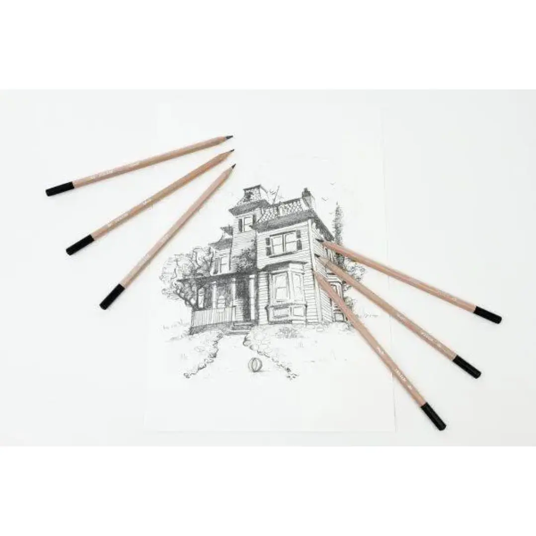 Set de 12 lápices de dibujo Graduados Daler Rowney Simply 6