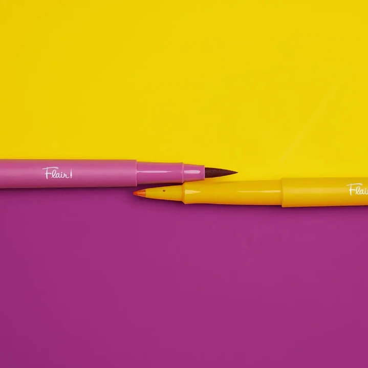 8 Tiralineas Flair Dual Brush Paper Mate Colores Surtidos 2