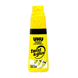 Adhesivo Universal Uhu Twist And Glue 35ml Transparente