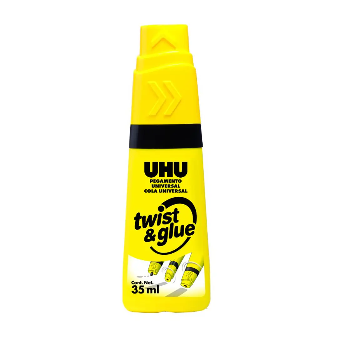Adhesivo Universal Uhu Twist And Glue 35ml Transparente 1