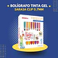 Set 10 Bóligrafos de Gel Zebra Sarasa clip 0.7mm Spring - Miniatura 4