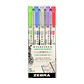 Set 5 Marcadores Doble Punta Zebra Mildliner Cool & Refined - Miniatura 1
