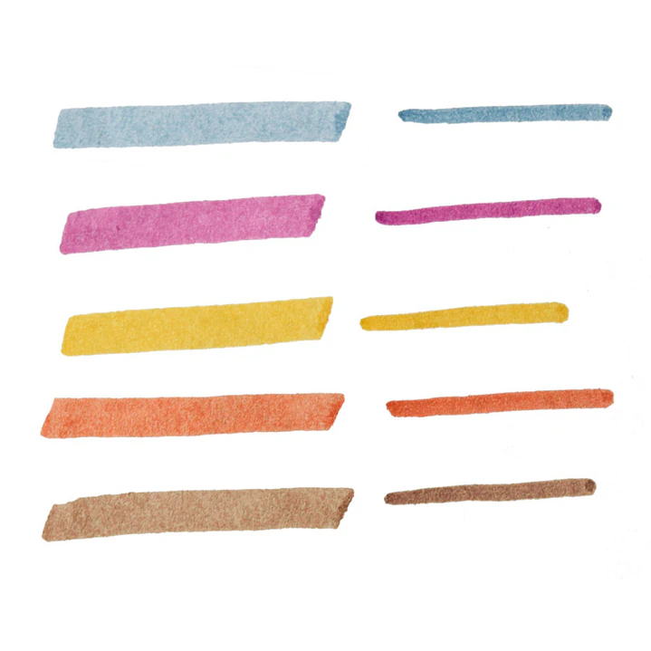 Set 5 Marcadores Doble Punta Zebra Mildliner Warm Color 2