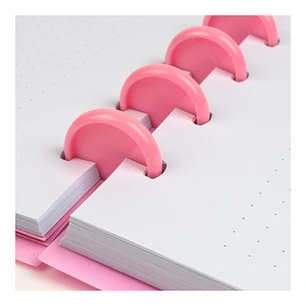 Cuaderno Discos Grande Pantone Rosado A4 80 hojas 