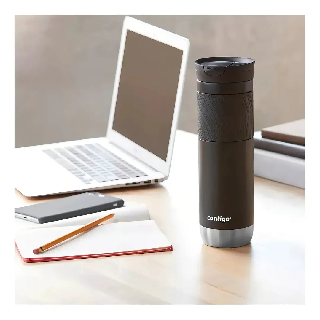 Vaso Térmico Mug Contigo Byron Negro 2.0 Snapseal 710ml Acero Inoxidable 7