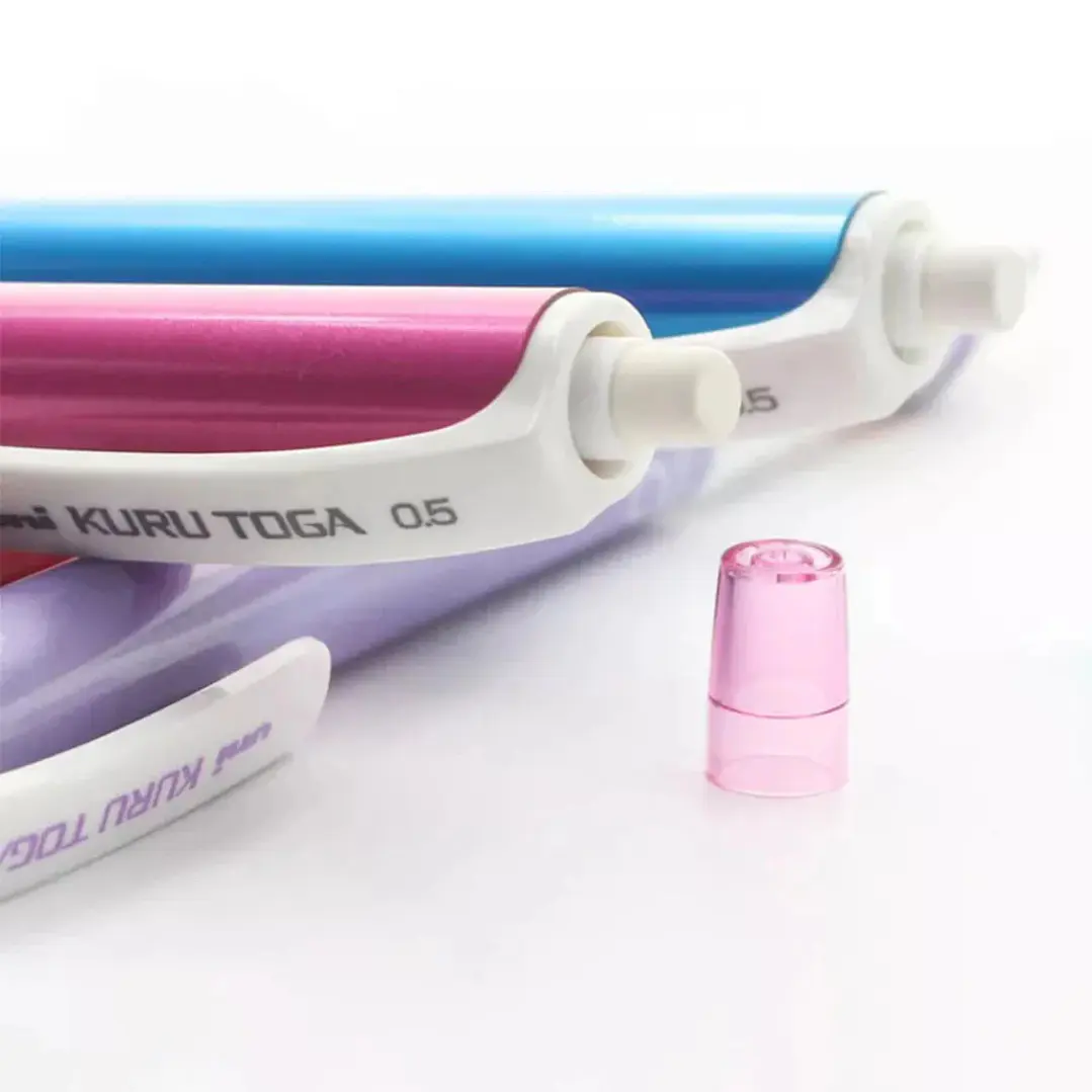 Portaminas Rotativo Uni Kuru Toga Standard Rosado 0,5mm 5