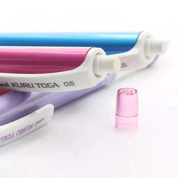 Portaminas Rotativo Uni Kuru Toga Standard Rosado 0,5mm 5