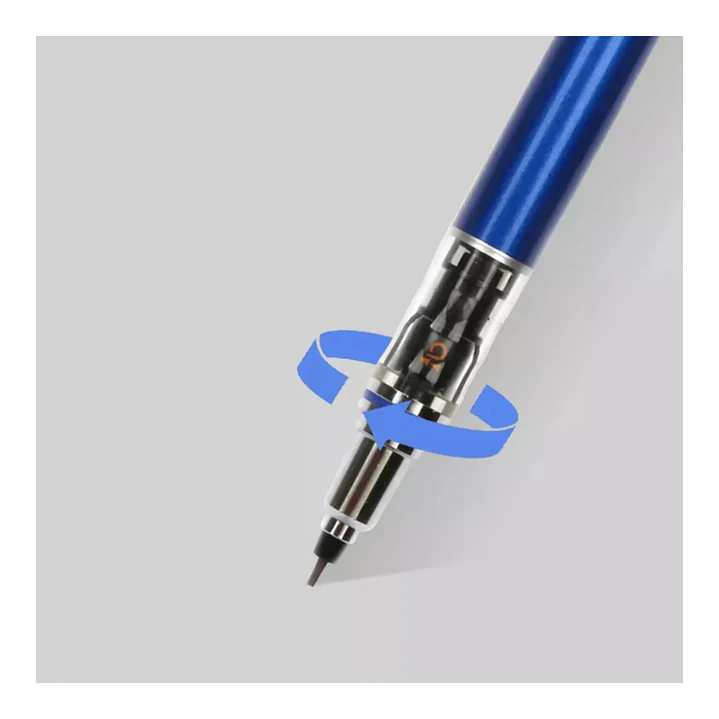 Portaminas Rotativo Uni Kuru Toga Advance Azul Oscuro 0,5mm 2