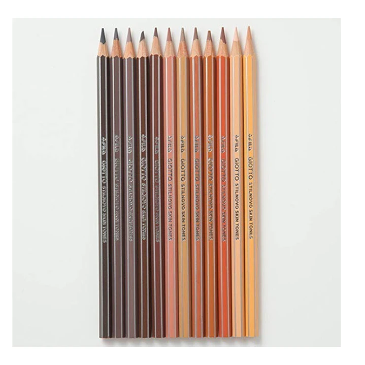 Lapices Giotto Stilnovo 12 Colores Tonos Piel 3