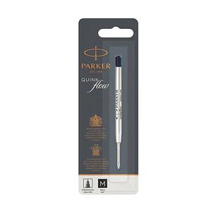 Repuesto Bolígrafo Parker QuinkFlow 0,7mm Punta Media Negro