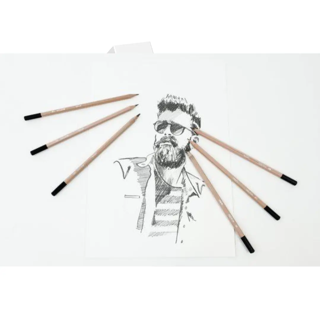 Set Lápices dibujo Daler Rowney Simply Sketching 12 Piezas 5