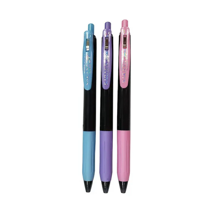 Set 3 Bóligrafos De Gel Zebra Sarasa Clip Pastel 0.5mm 2