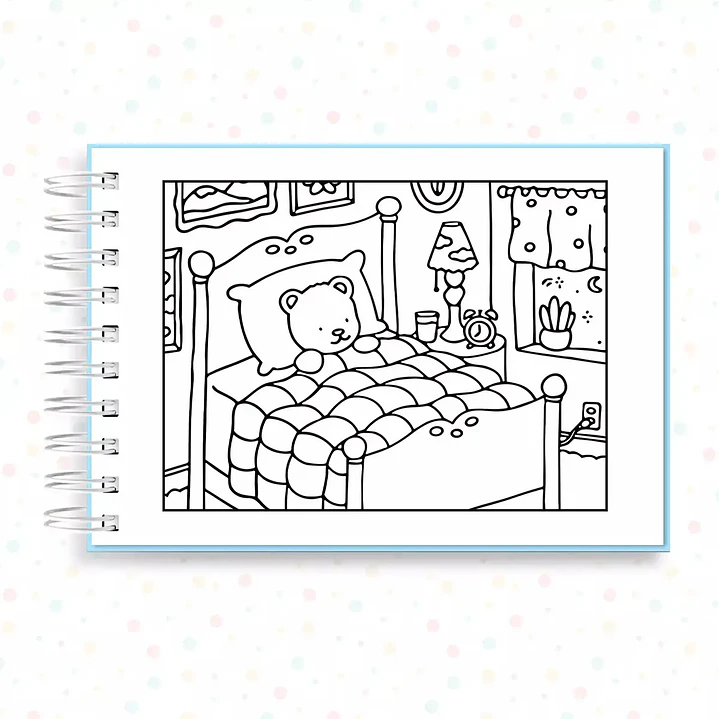 Libro para Colorear Bobbie Goods 50 hojas Tapa Dura  2