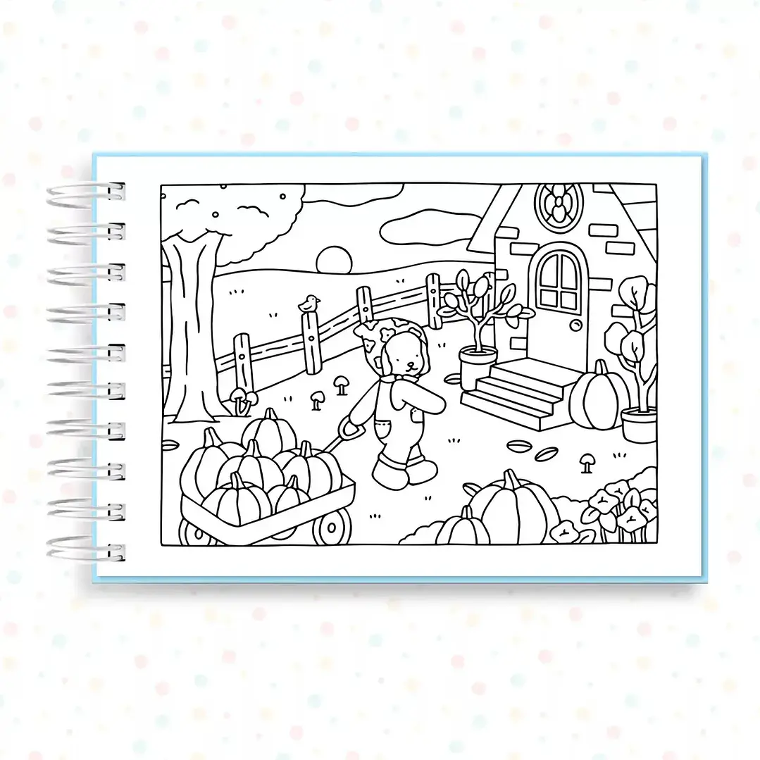 Libro para Colorear Bobbie Goods 50 hojas Tapa Dura  3
