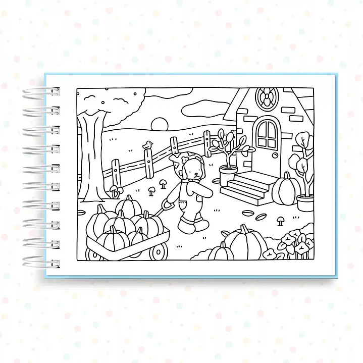 Libro para Colorear Bobbie Goods 50 hojas Tapa Dura  3