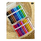 Marcadores Acrílicos Punta Pincel 24 colores Maleta Apilable - Miniatura 5