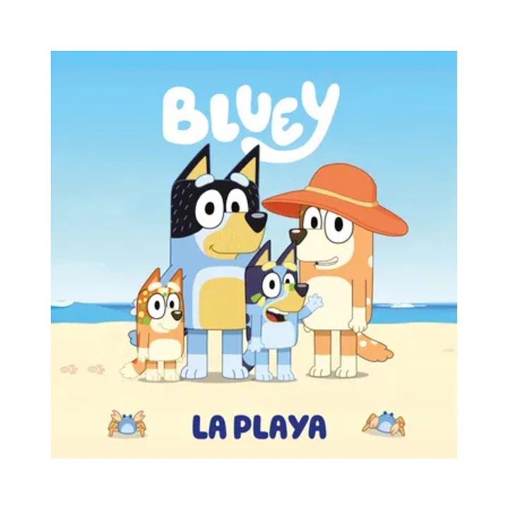 Bluey. Un cuento. La playa, Bluey 1