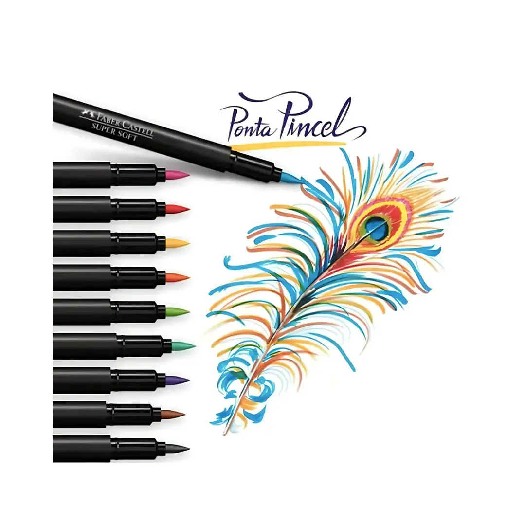 20 Colores Marcadores Supersoft Faber Castell 5