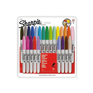 24 Marcadores Permanentes Sharpie Punta Fina 
