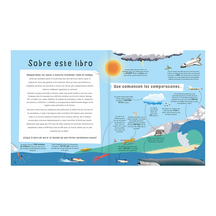El libro de las comparaciones, Clive Gifford & Paul Boston 2