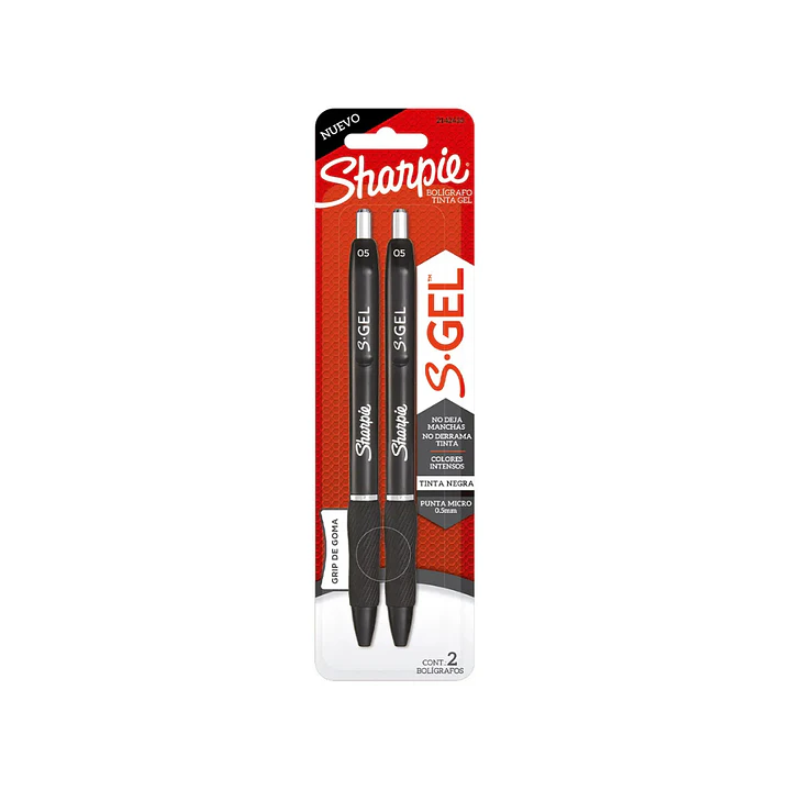 Bolígrafos gel Sharpie 0.5mm punta ultra fina Color negro 1