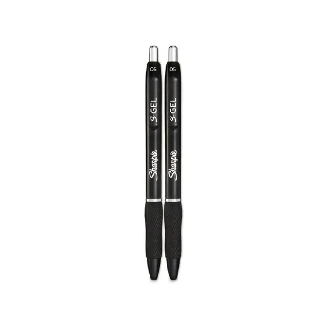 Bolígrafos gel Sharpie 0.5mm punta ultra fina Color negro 2