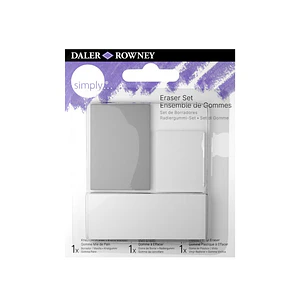 Set 3 Gomas para Borrar Simply Daler Rowney