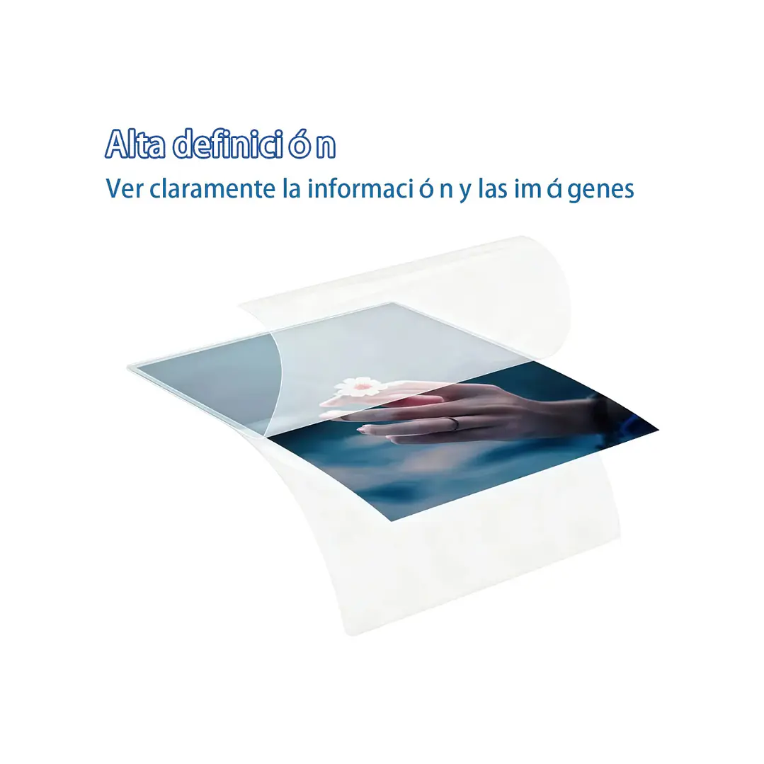 Láminas Para Plastificar 95x135mm 80 Micrones 100 Hojas 6