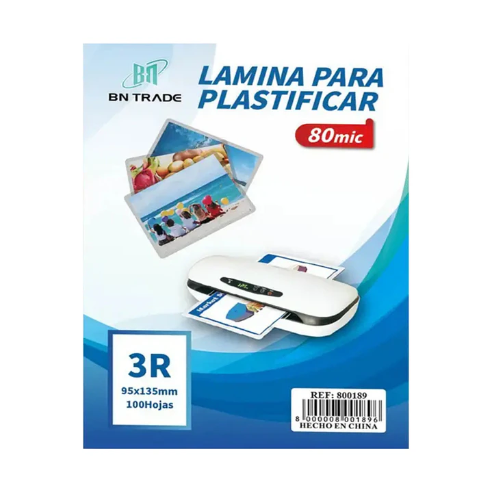 Láminas Para Plastificar 95x135mm 80 Micrones 100 Hojas 1