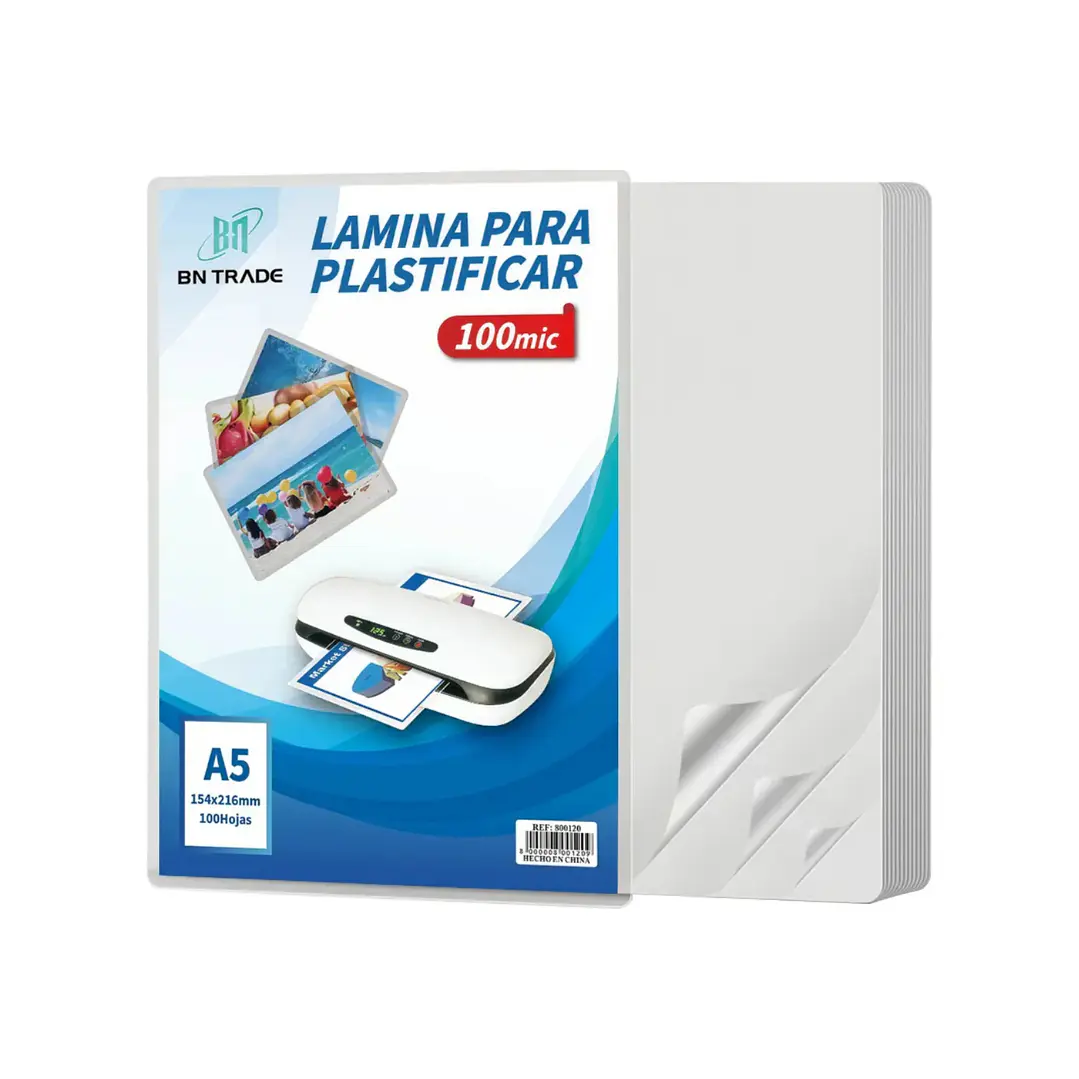 Láminas Para Plastificar 154x216mm 100 Micrones 100 Hojas 1