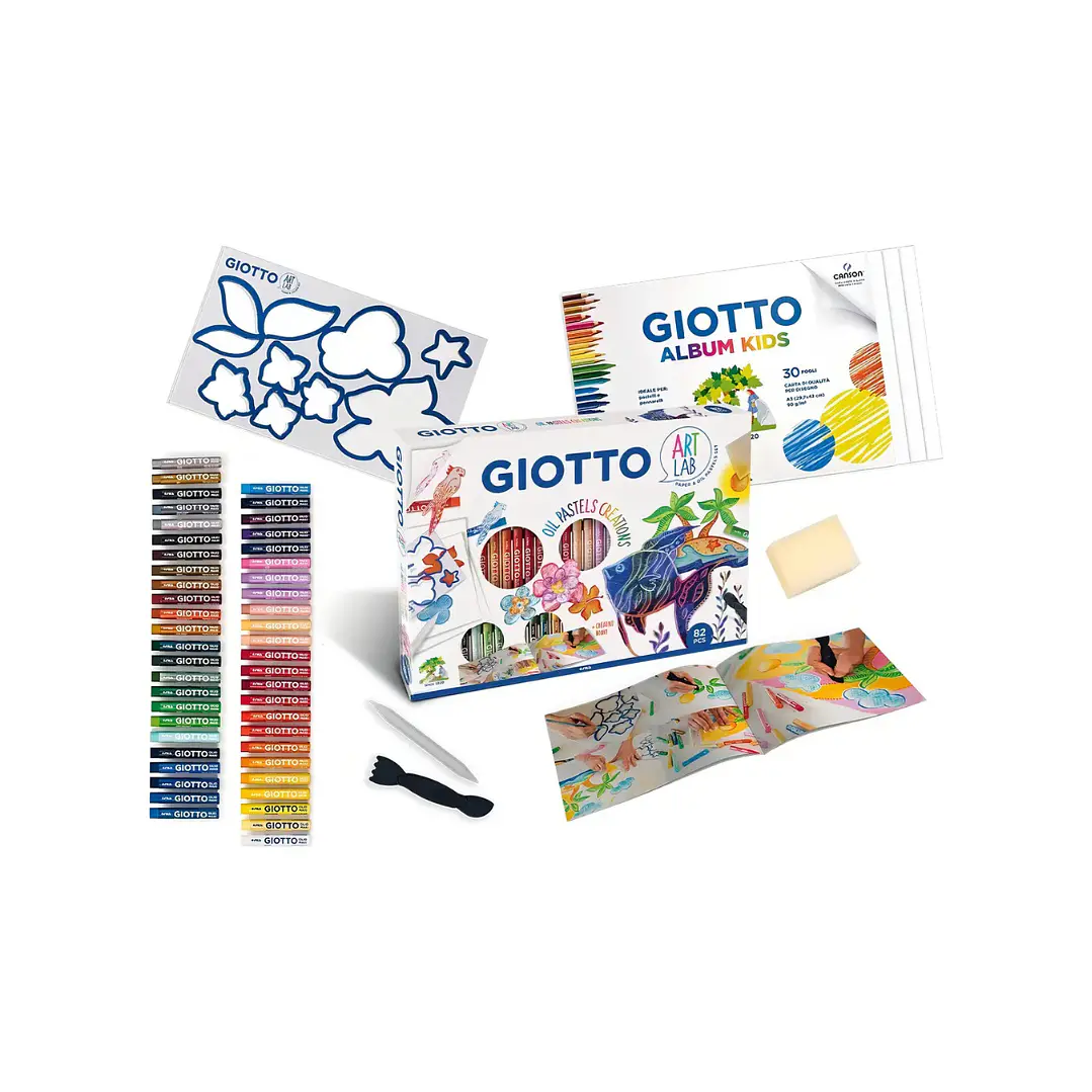 Set Creativo Giotto Art Lab Pasteles 82 pcs 2