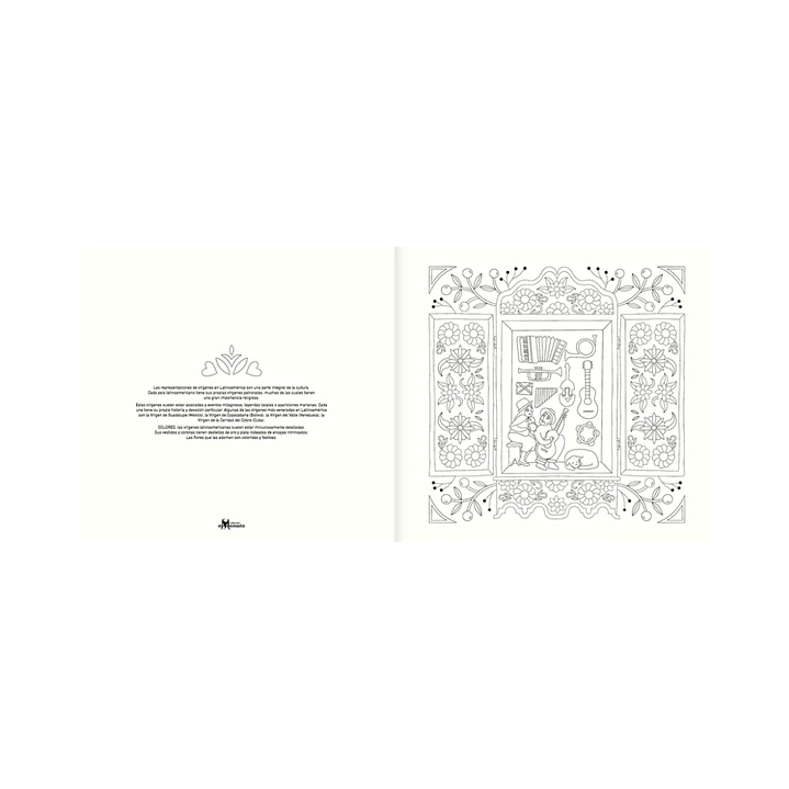 Latino (libro para colorear) Maya Hanisch 3
