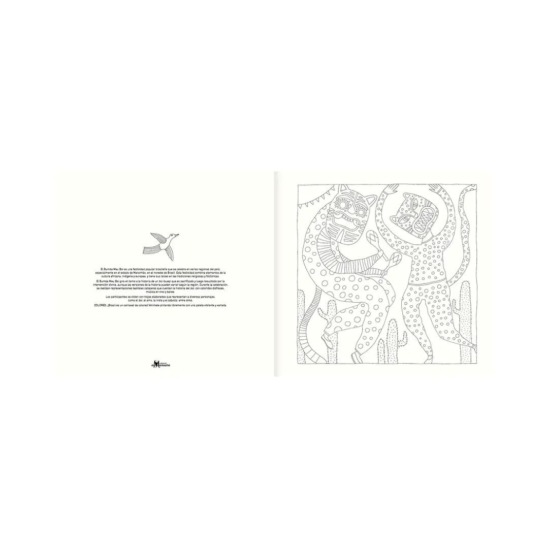 Latino (libro para colorear) Maya Hanisch 4