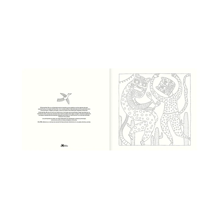 Latino (libro para colorear) Maya Hanisch 4