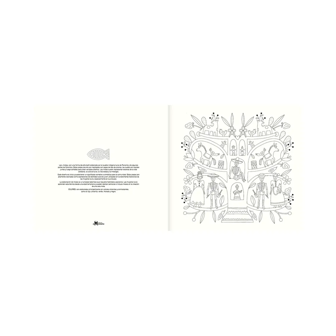 Latino (libro para colorear) Maya Hanisch 5