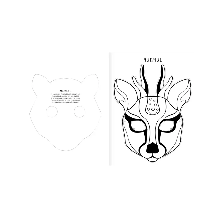 Máscaras. Pinta y recorta, Paula Álvarez 3