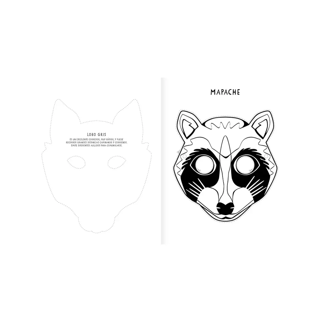Máscaras. Pinta y recorta, Paula Álvarez 4