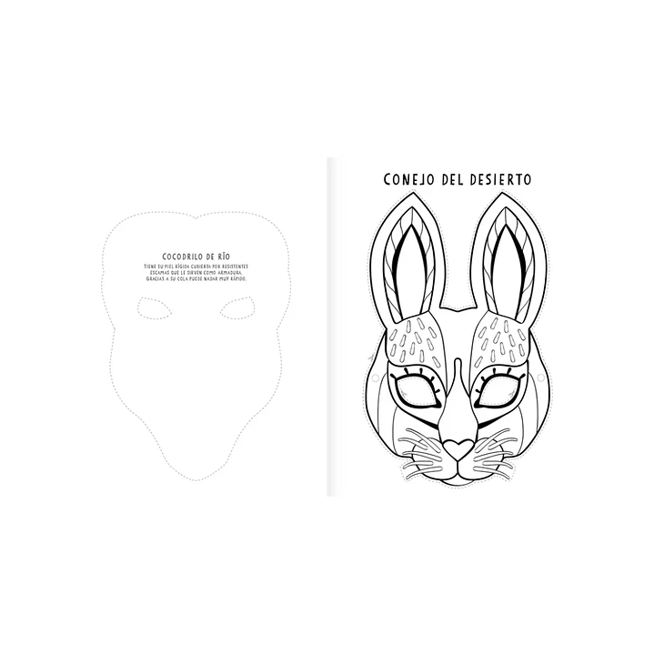 Máscaras. Pinta y recorta, Paula Álvarez 5