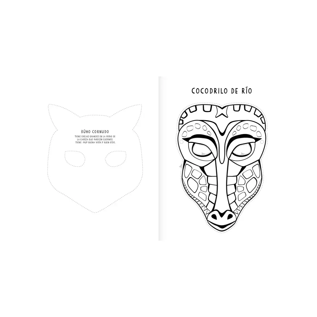 Máscaras. Pinta y recorta, Paula Álvarez 6