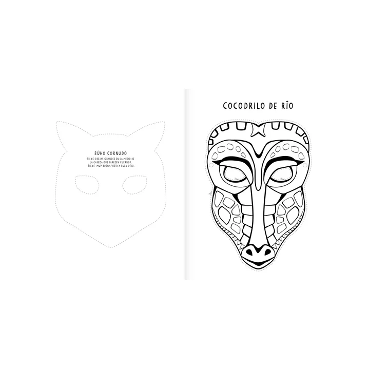Máscaras. Pinta y recorta, Paula Álvarez 6