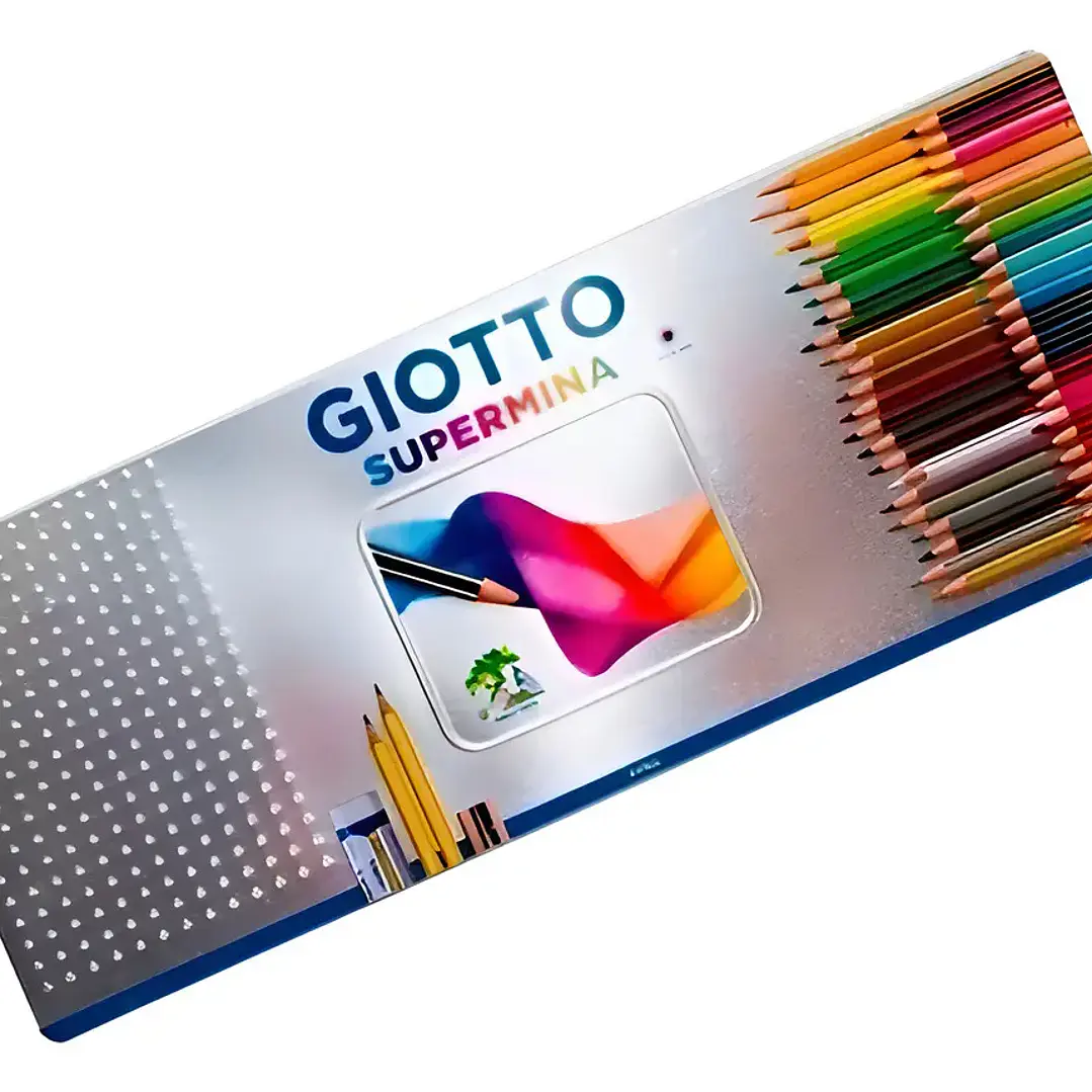 Set 46 Lápices De Colores Giotto Supermina + Accesorios 6