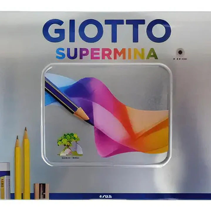 Set 46 Lápices De Colores Giotto Supermina + Accesorios 11