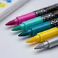 24 Marcadores Doble Punta efecto Glitter 48 colores - Miniatura 2
