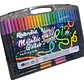 Marcadores Metallicos efecto Glitter 72 Colores  - Miniatura 5