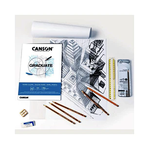 Canson Graduate Papel Vegetal A4 70gr. 40 hojas