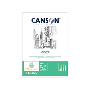 Block Canson Dibujo 1557 120 g/m2 A4 50 Hojas 