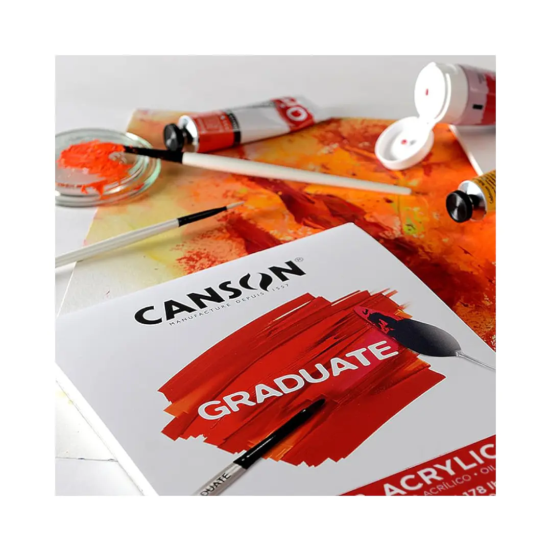 Block Óleo y Acrílico Canson Graduate A3 20 Hojas 290g/m2 3