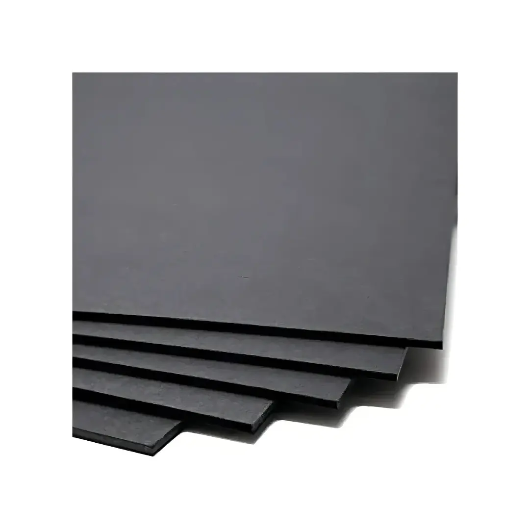Pack 10 Pliegos Cartón Piedra Color Negro 38x55cm 2